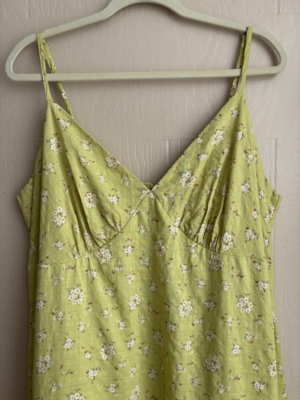 Forever 21 1X Boho Floral Print Lightweight Midi Dress NEW - Picture 2 of 9